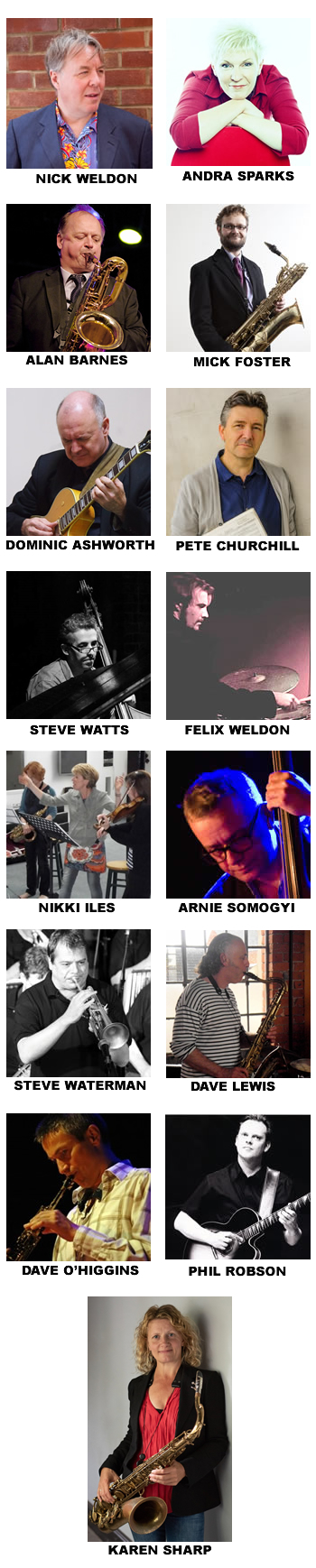 Jazz School UK teachers